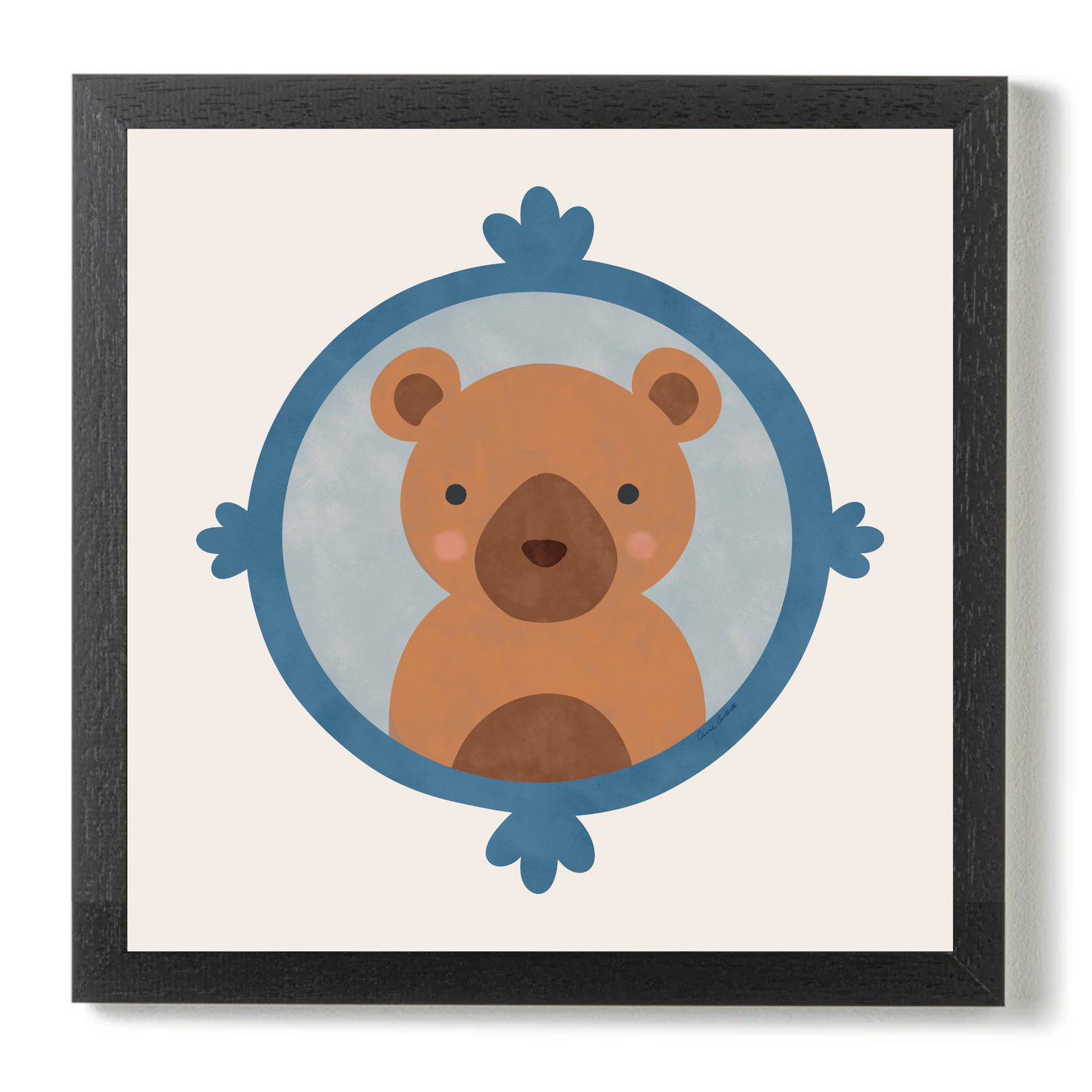 Animal Portraits Bear by Carrie Cantwell
