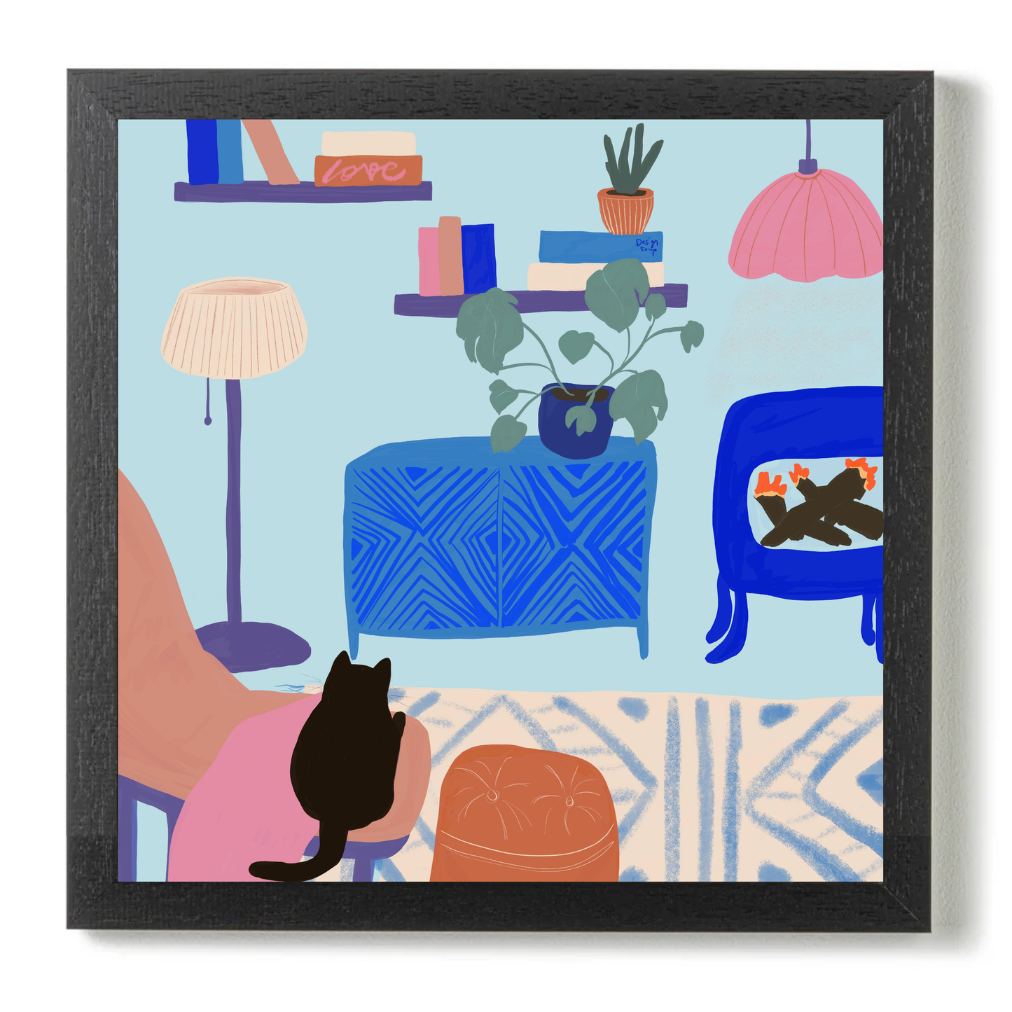 Chill O Clock by Alix Campbell Art