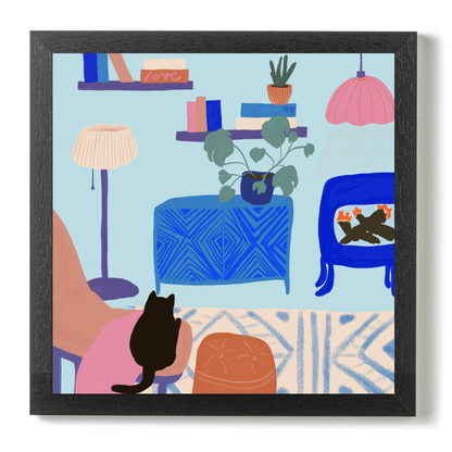 Chill O Clock by Alix Campbell Art