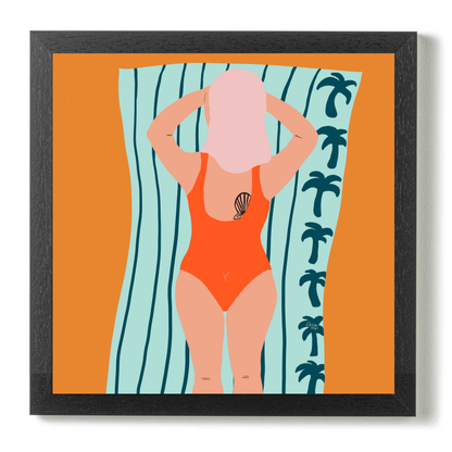 The Red Swimsuit by Alix Campbell Art