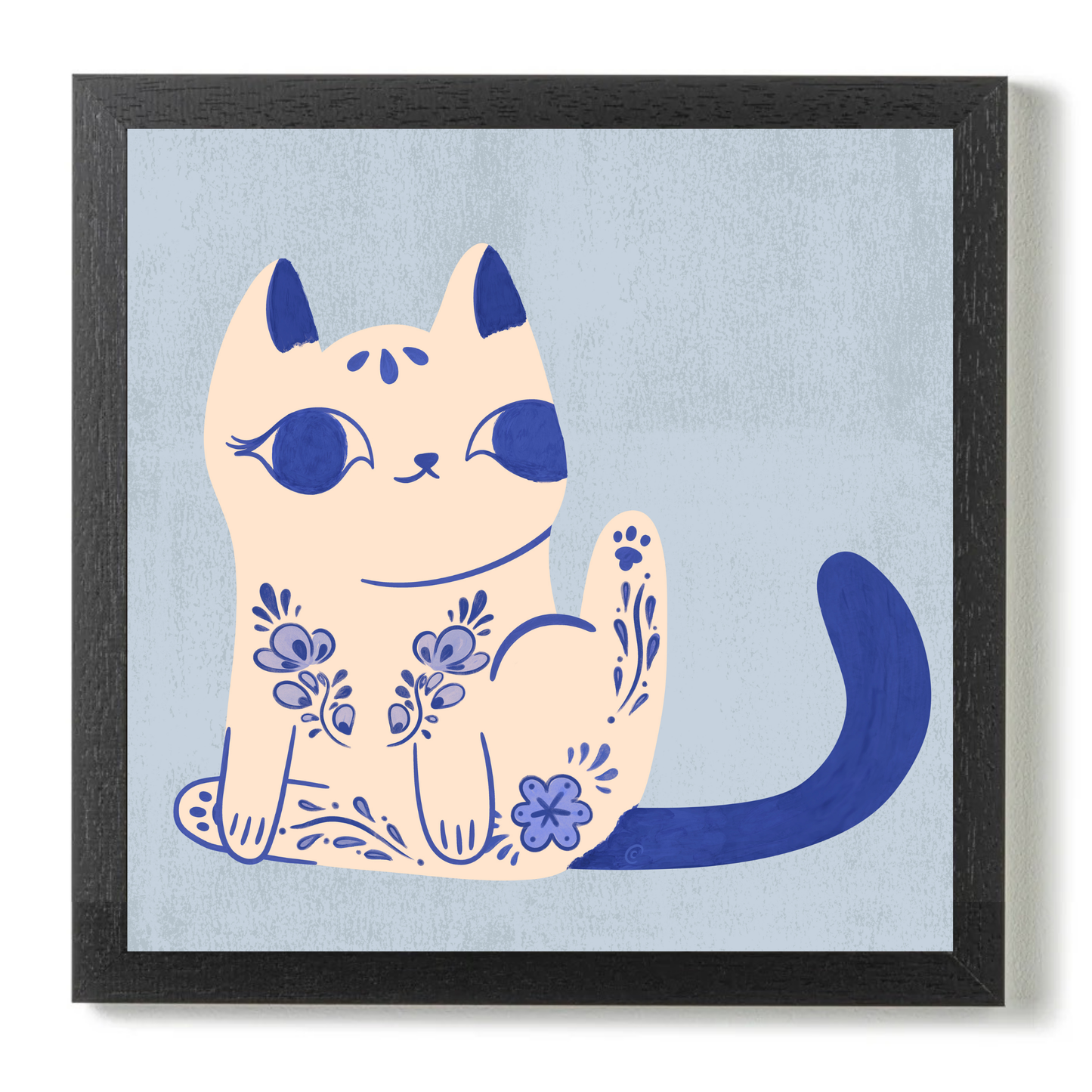 Purrcelin Cat 2 by Carrie Cantwell