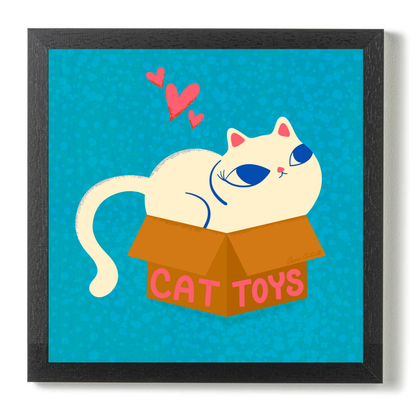 Cat Toy Box by Carrie Cantwell