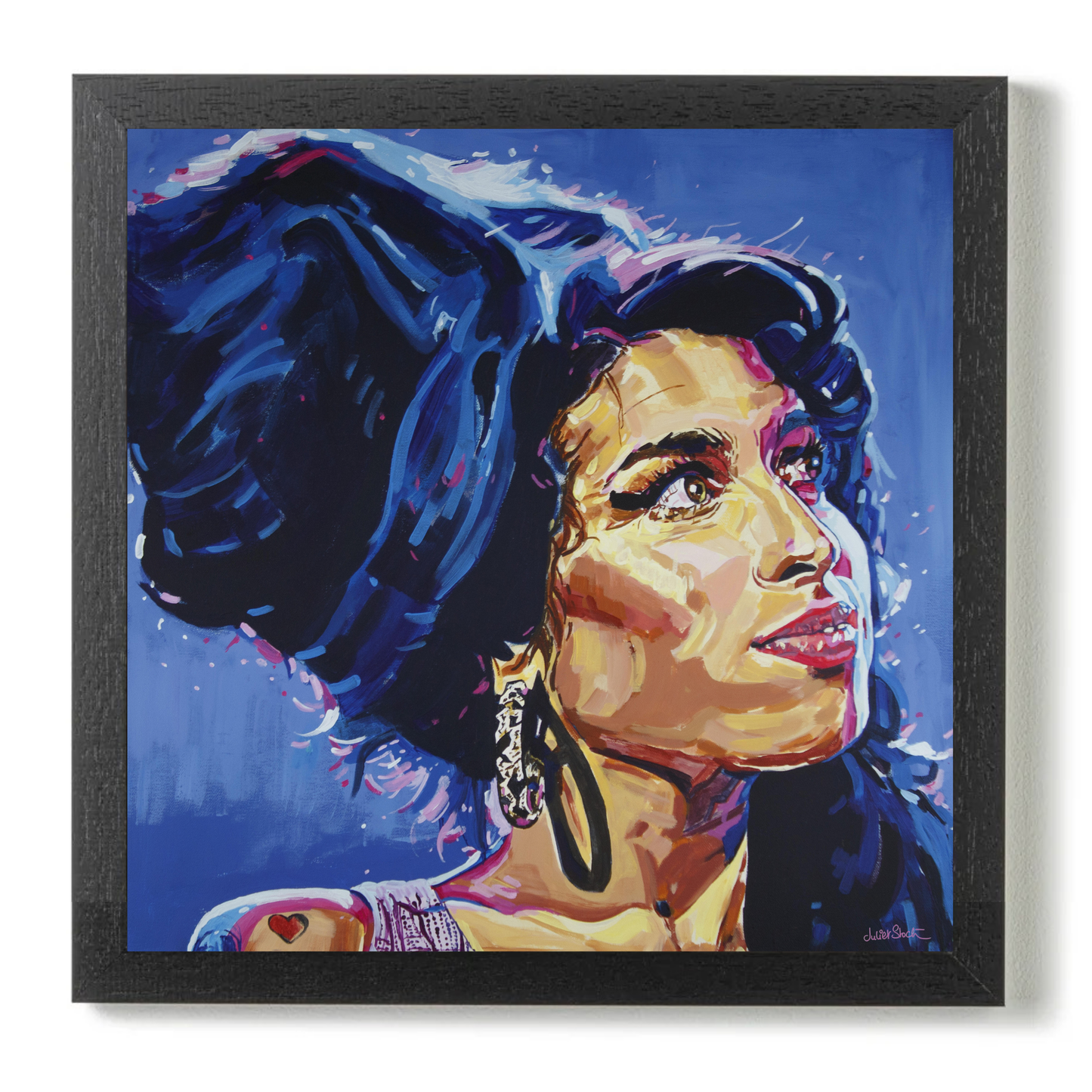 Amy Winehouse - In This Blue Shade by Juliet Stockton