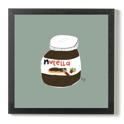 Nutella Jar by Alix Campbell Art