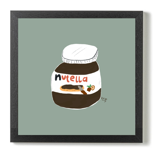 Nutella Jar by Alix Campbell Art