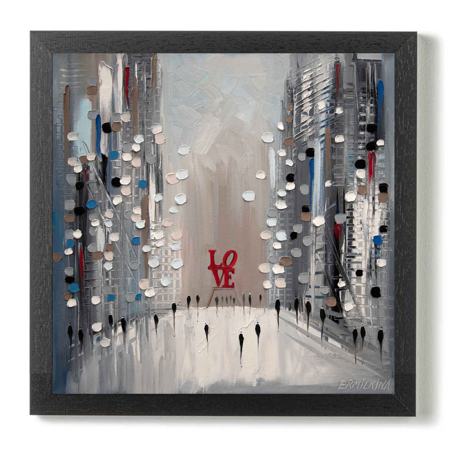 City Love Oil by Ekaterina Ermilkina