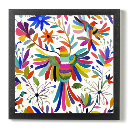 Otomi Bird Carre by Sylvie Demers