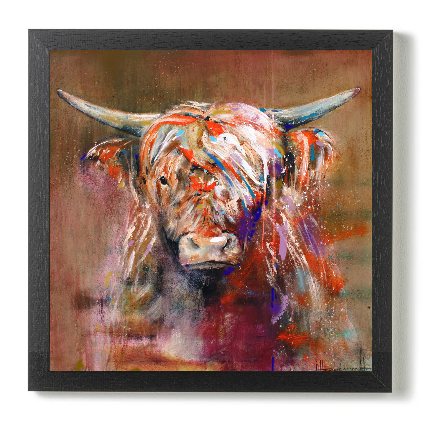 Highland Cow Friendly by STUDIO PAINT-ING