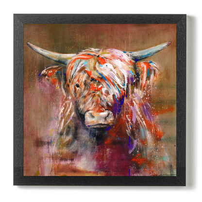 Highland Cow Friendly by STUDIO PAINT-ING