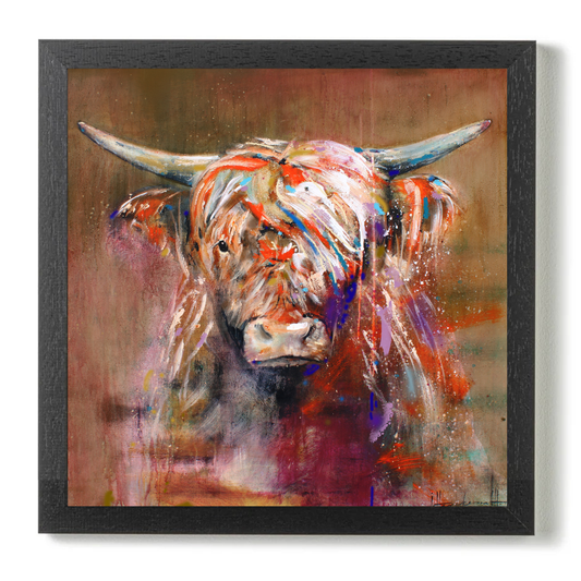 Highland Cow Friendly by STUDIO PAINT-ING