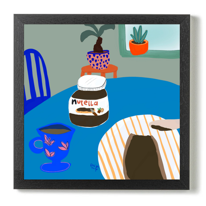 Nutella For Breakfast by Alix Campbell Art