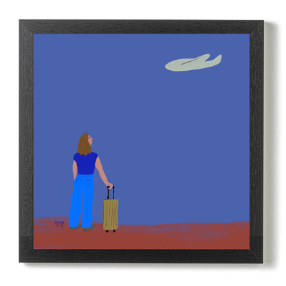 Travelling Solo by Alix Campbell Art