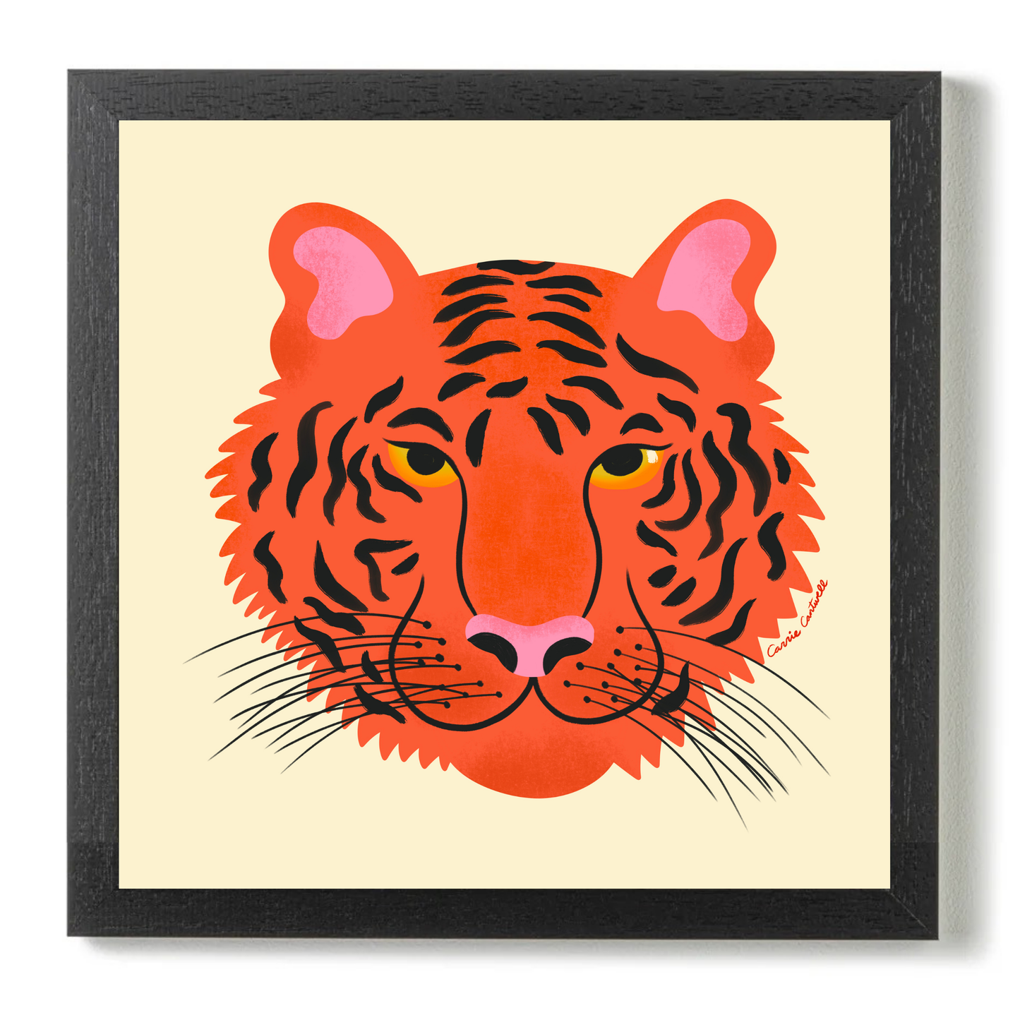Jungle Cats Tiger by Carrie Cantwell