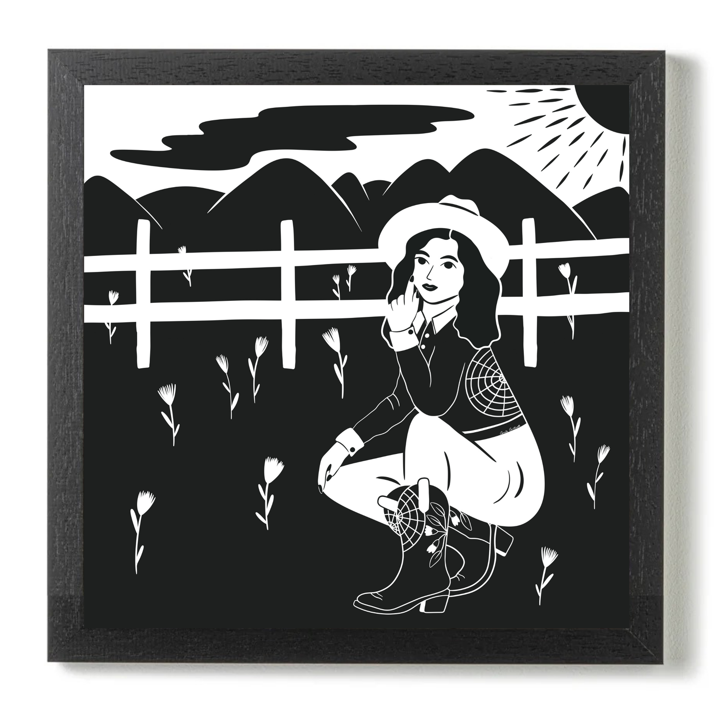 Goth Cowgirl by Carrie Cantwell