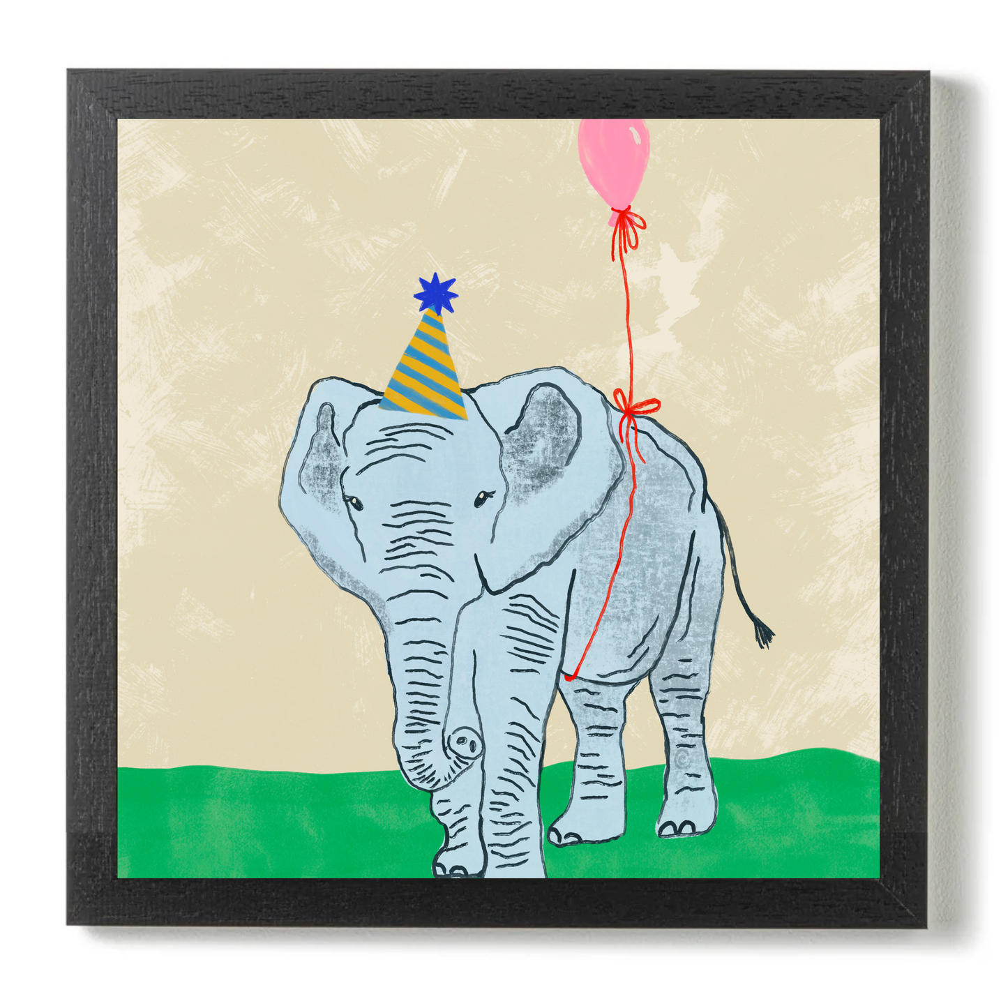 Party Animal Elephant by Carrie Cantwell