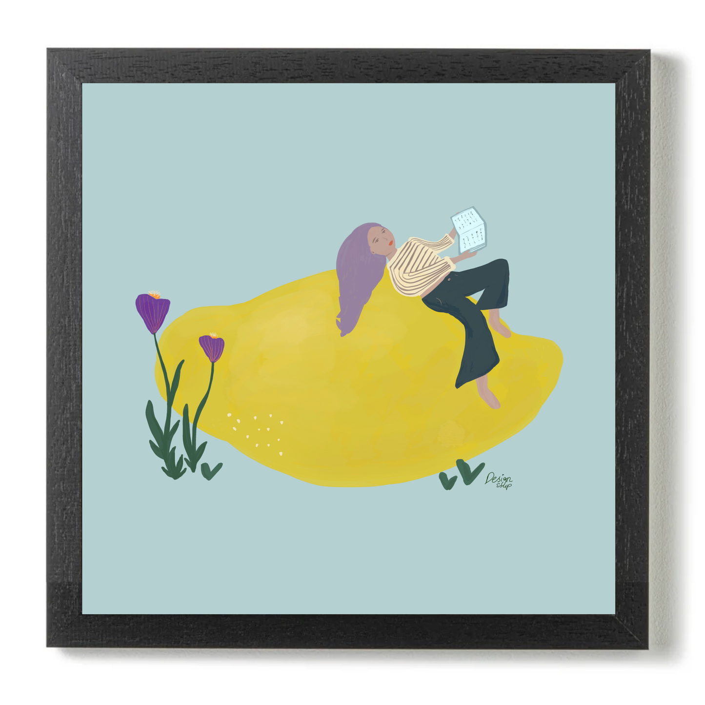 Summer Reading by Alix Campbell Art