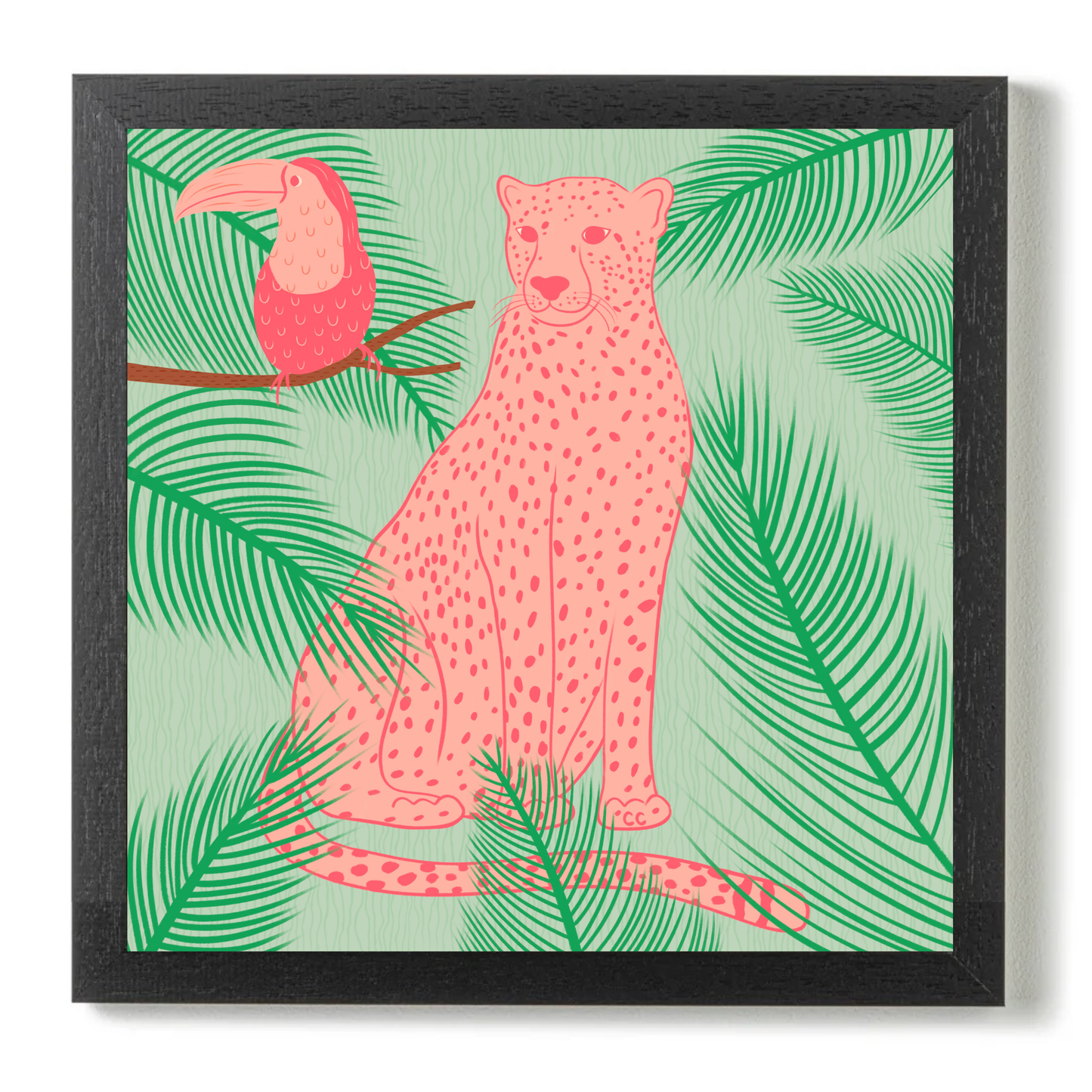 Pink Cheetah by Carrie Cantwell