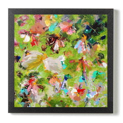 Flowers In Green by STUDIO PAINT-ING