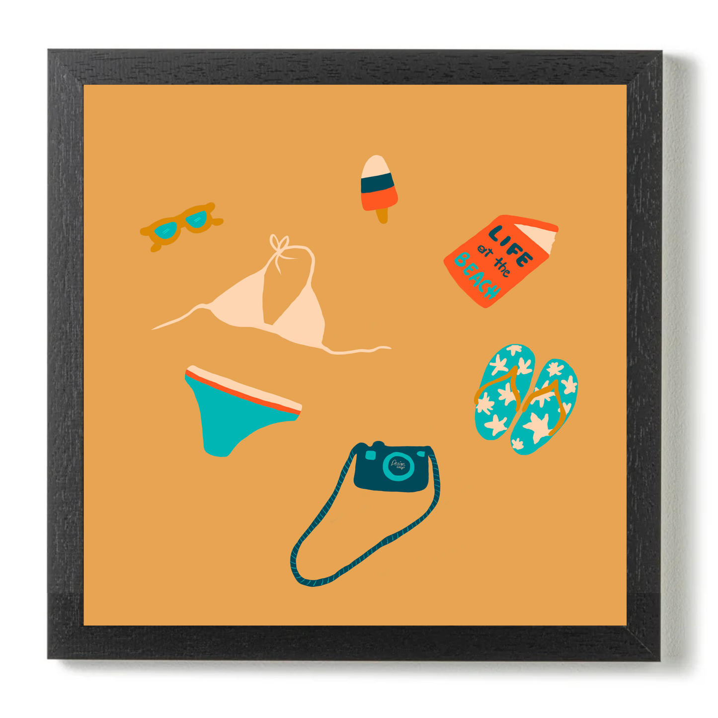 Beach Essentials by Alix Campbell Art