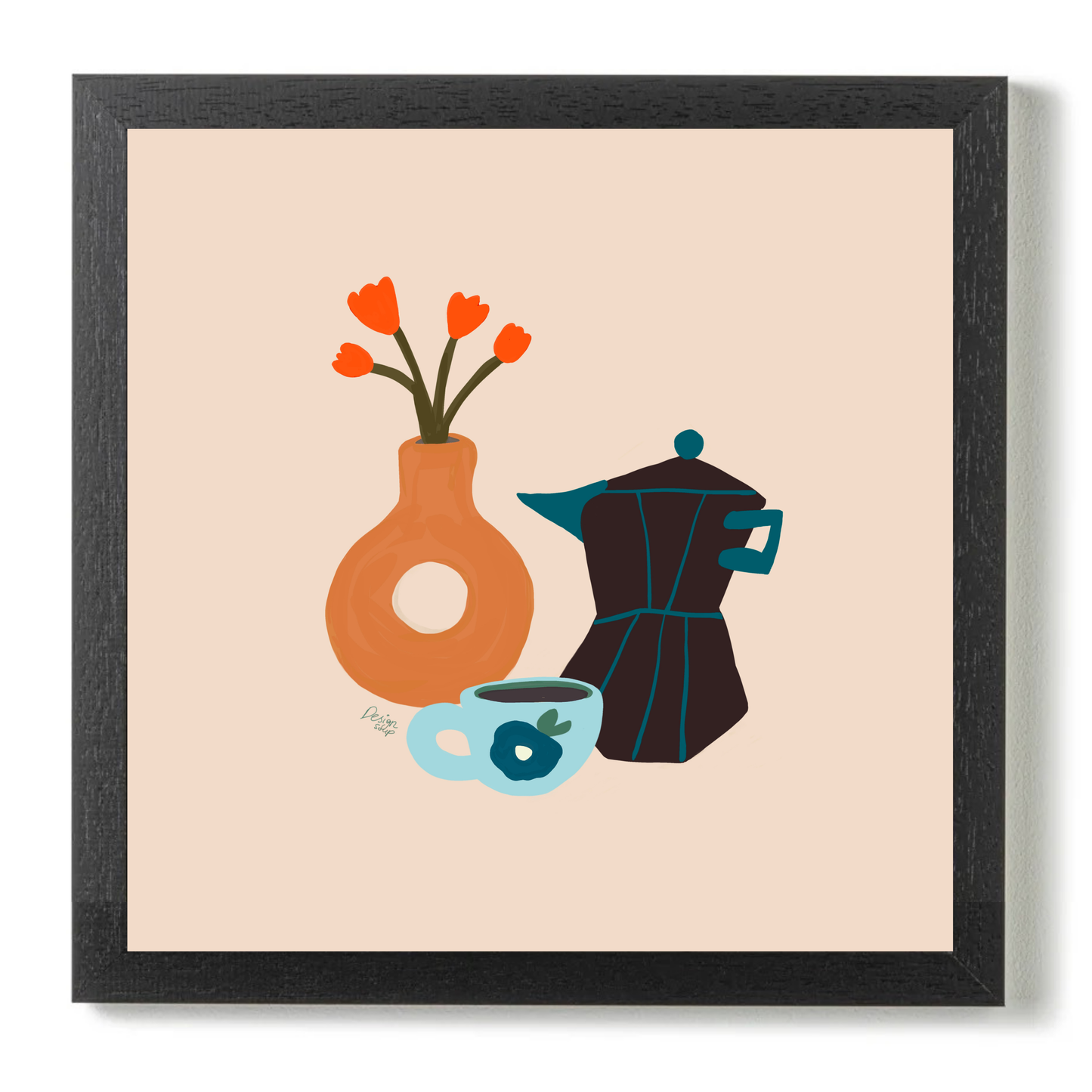 Coffee Date With Myself by Alix Campbell Art
