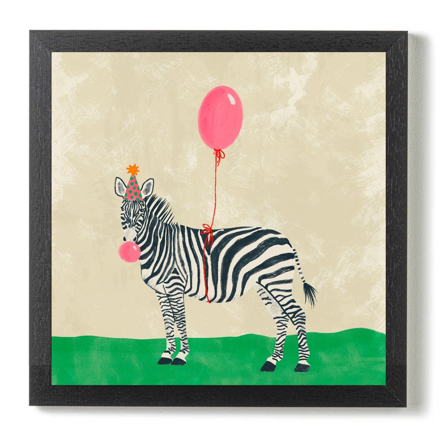 Party Animal Zebra by Carrie Cantwell