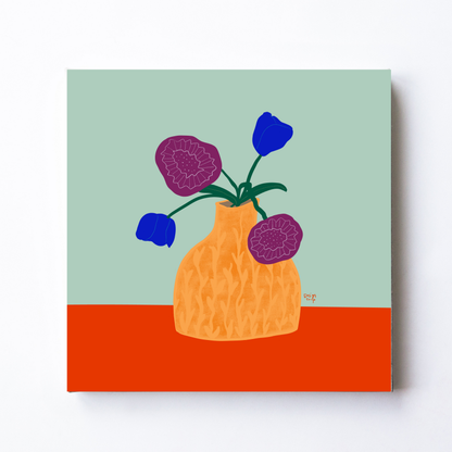 Potted Florals by Alix Campbell Art