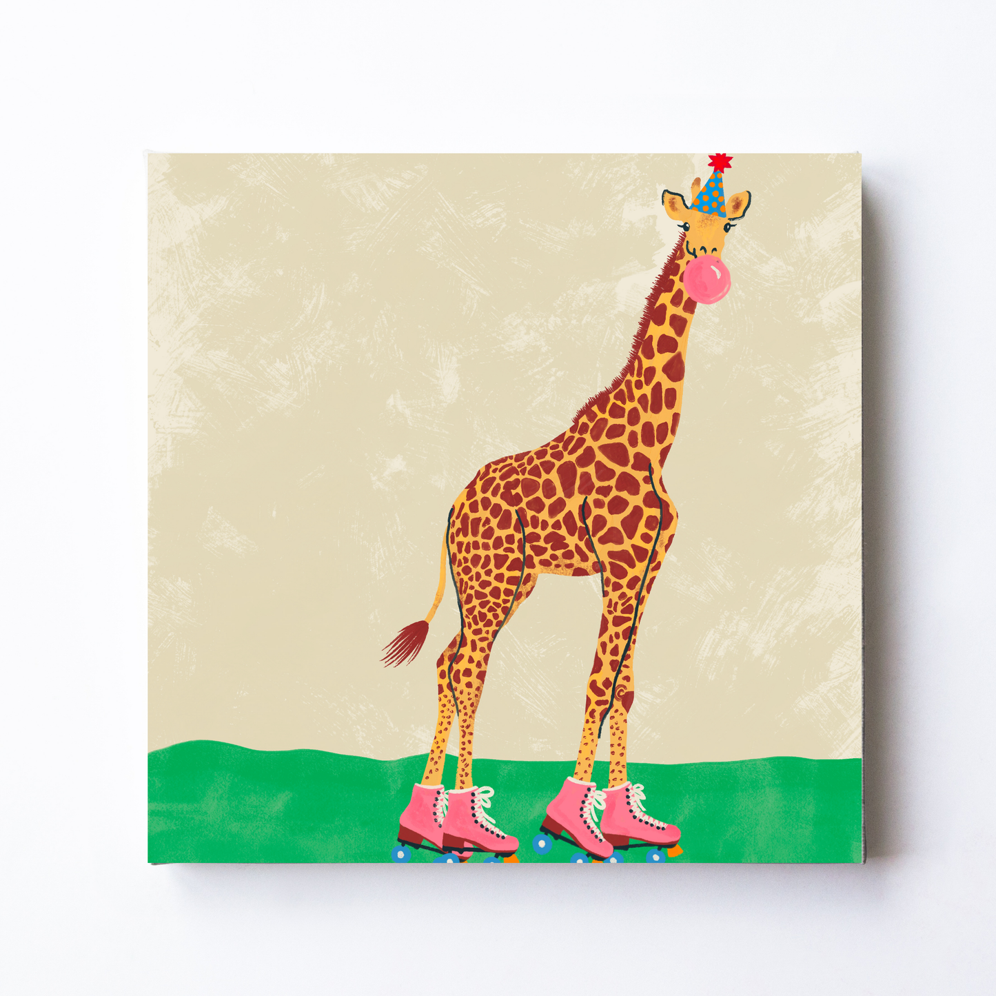 Party Animal Giraffe by Carrie Cantwell