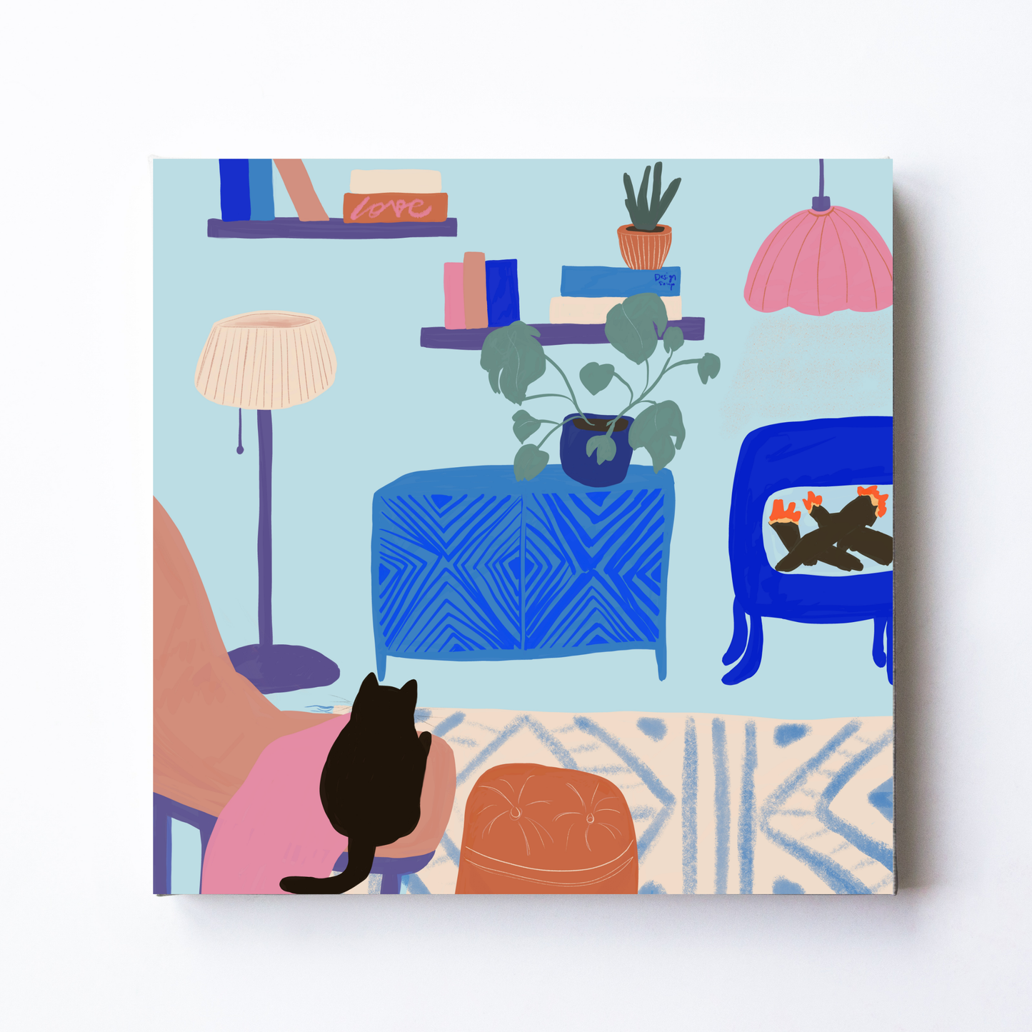 Chill O Clock by Alix Campbell Art