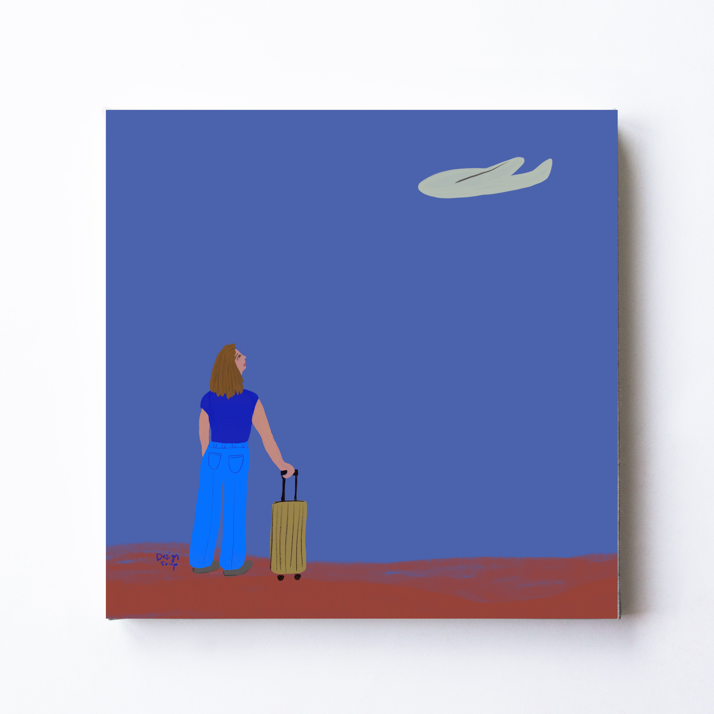 Travelling Solo by Alix Campbell Art