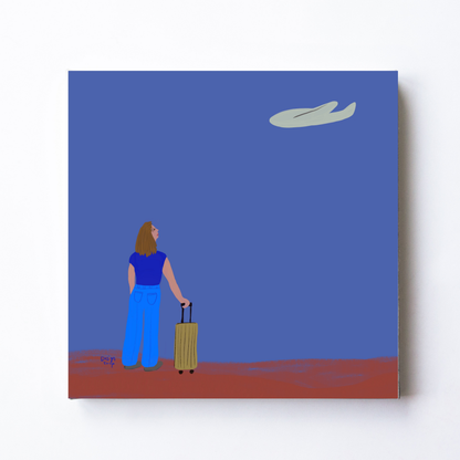 Travelling Solo by Alix Campbell Art
