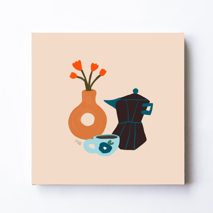 Coffee Date With Myself by Alix Campbell Art