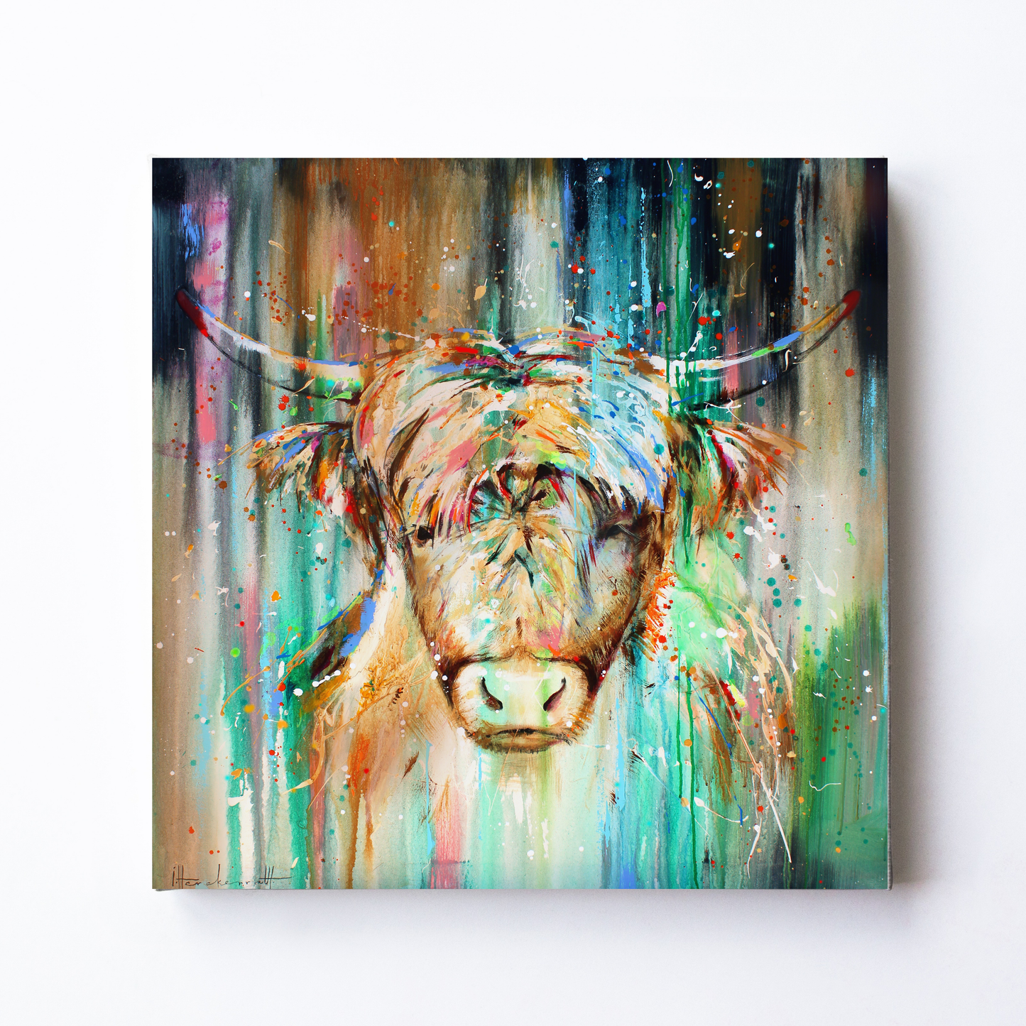Highland Cow 111 by STUDIO PAINT-ING