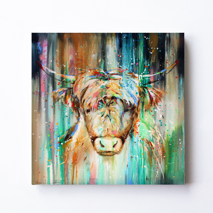 Highland Cow 111 by STUDIO PAINT-ING
