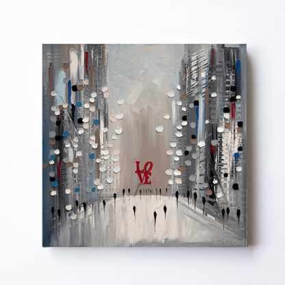 City Love Oil by Ekaterina Ermilkina