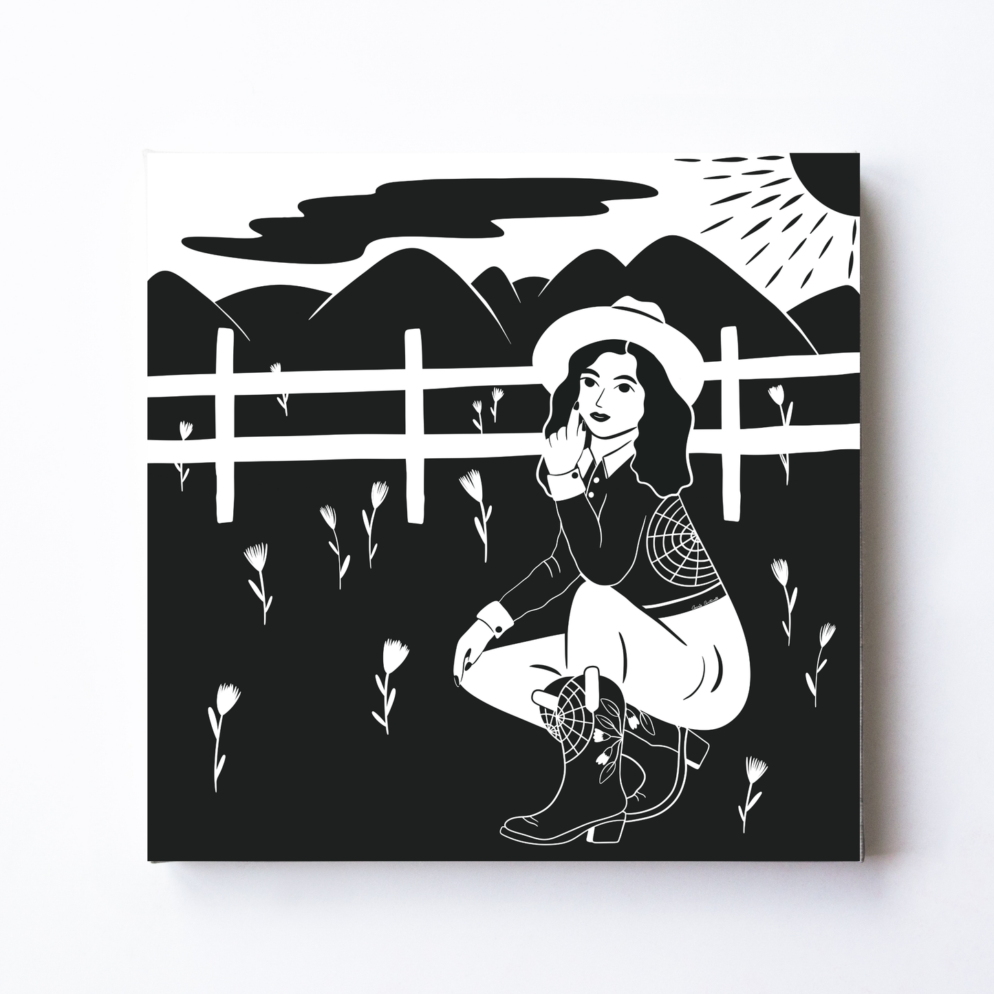 Goth Cowgirl by Carrie Cantwell