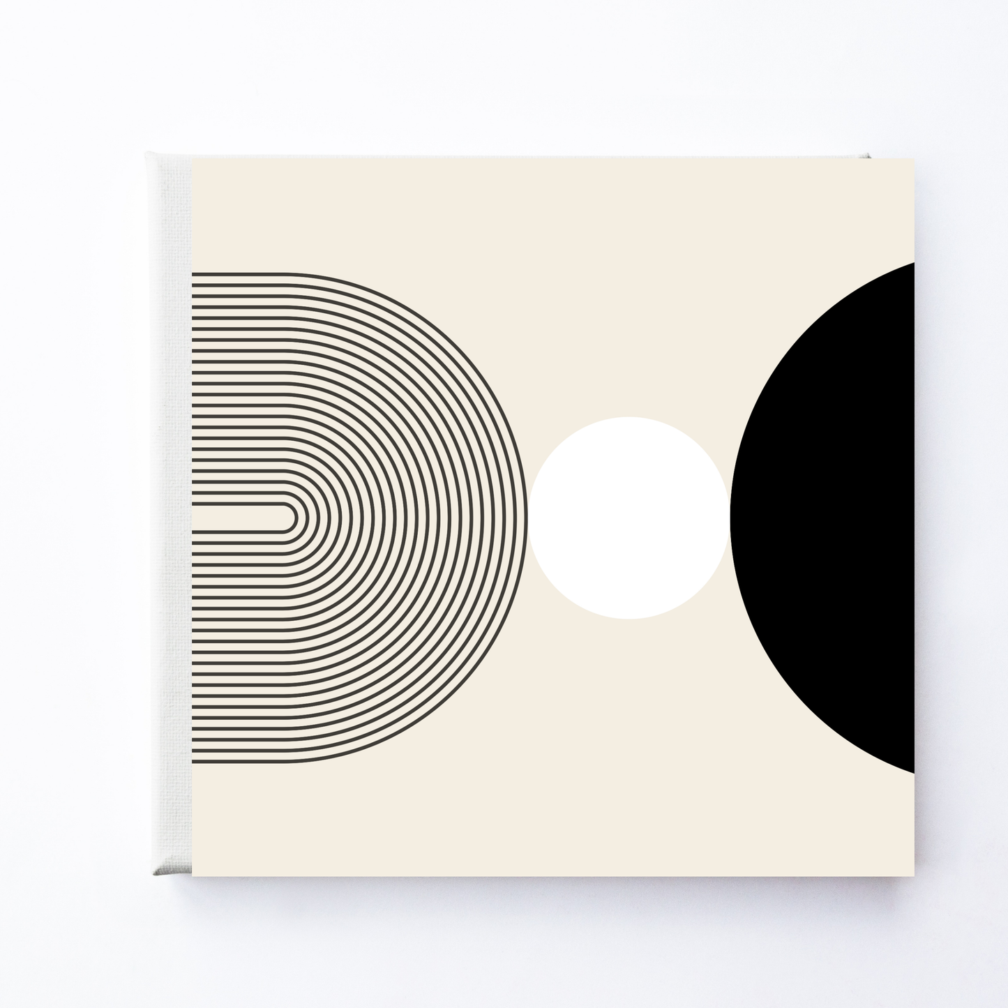 Mid Century Cream Black by Print Punk Studio