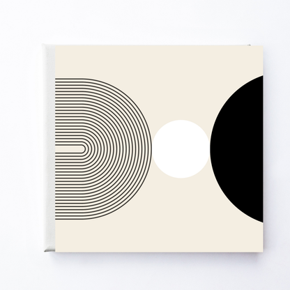 Mid Century Cream Black by Print Punk Studio