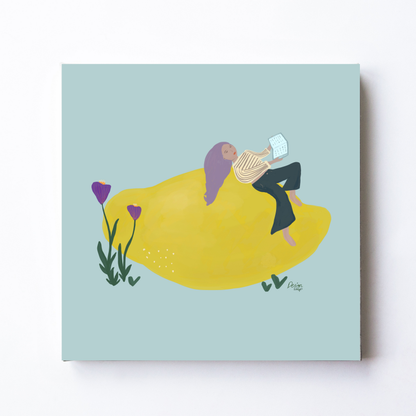 Summer Reading by Alix Campbell Art