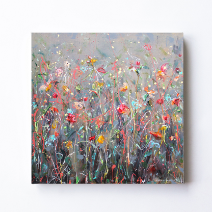 Wild Flowers Rouge by STUDIO PAINT-ING
