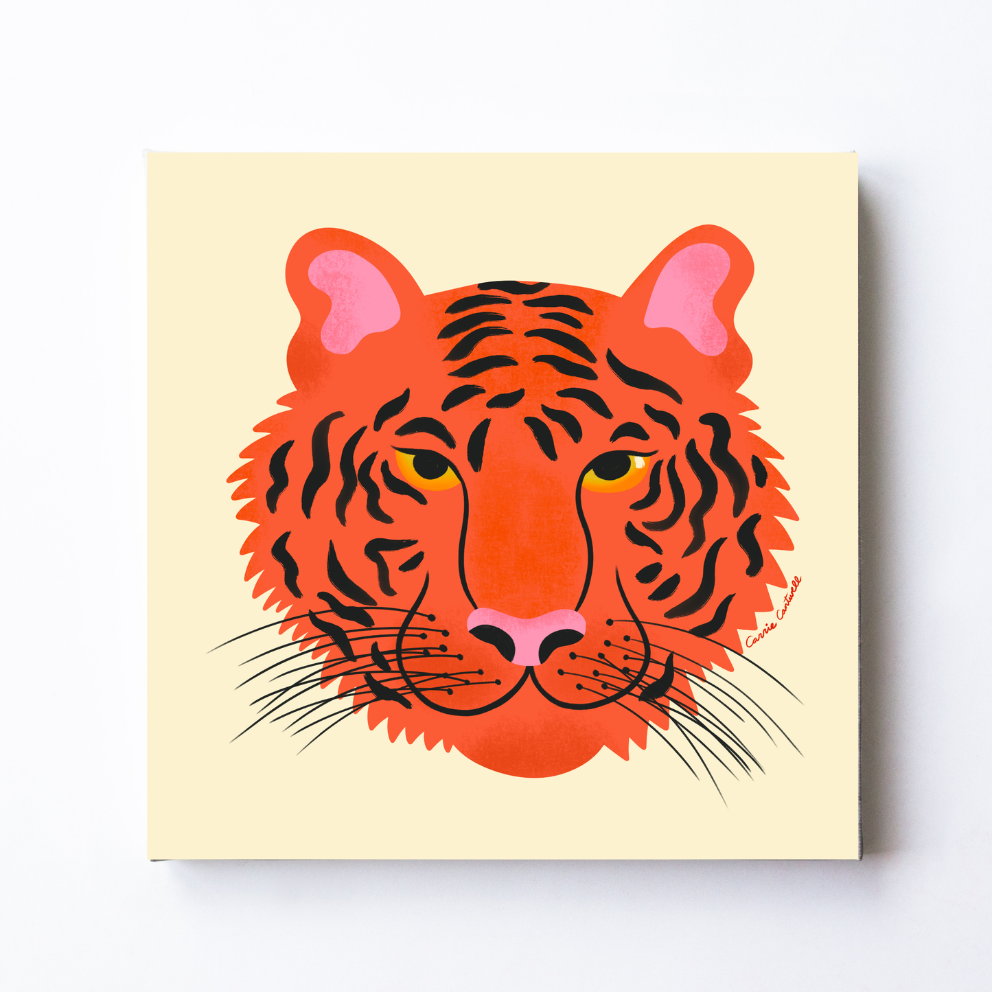 Jungle Cats Tiger by Carrie Cantwell