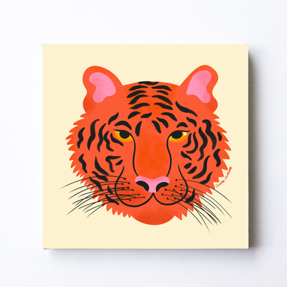 Jungle Cats Tiger by Carrie Cantwell