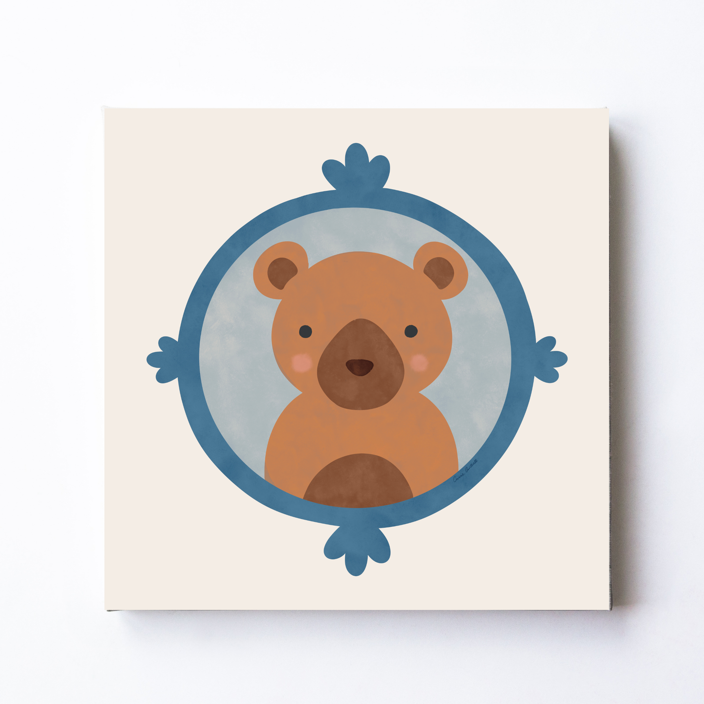 Animal Portraits Bear by Carrie Cantwell