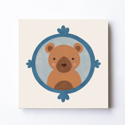 Animal Portraits Bear by Carrie Cantwell