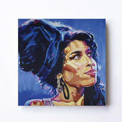 Amy Winehouse - In This Blue Shade by Juliet Stockton