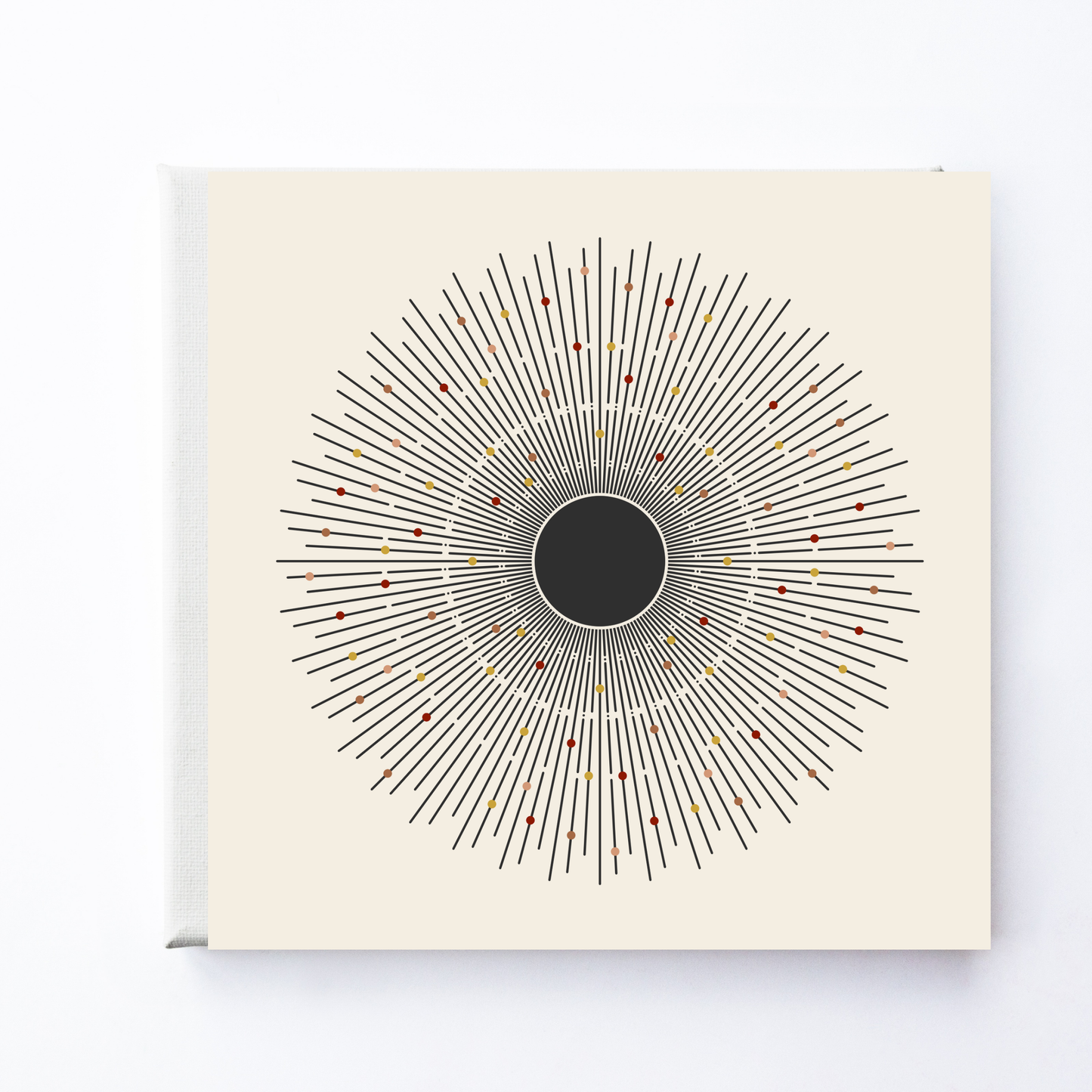Sun With Colors Square by Print Punk Studio