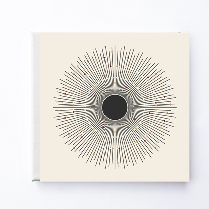 Sun With Colors Square by Print Punk Studio