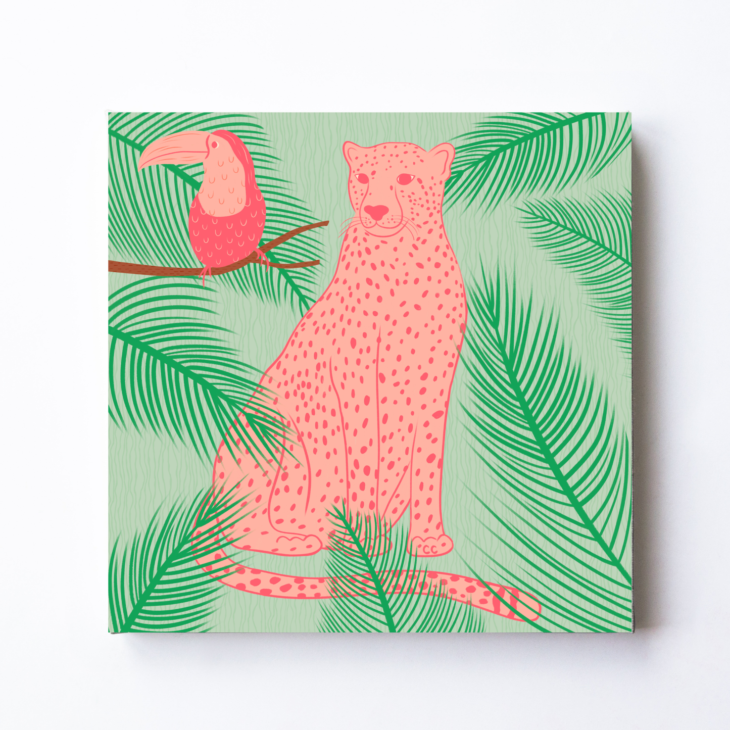 Pink Cheetah by Carrie Cantwell