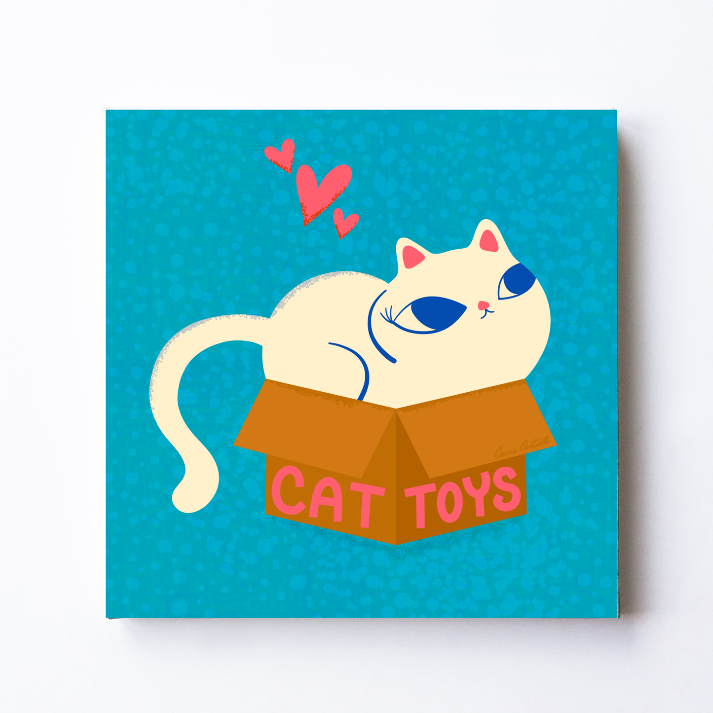 Cat Toy Box by Carrie Cantwell