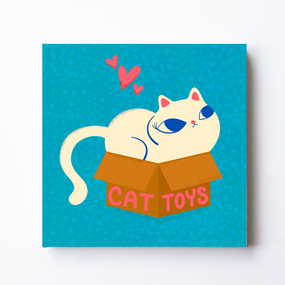Cat Toy Box by Carrie Cantwell