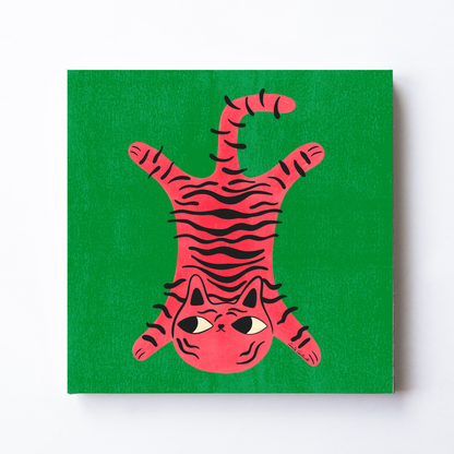 Cat Rug by Carrie Cantwell